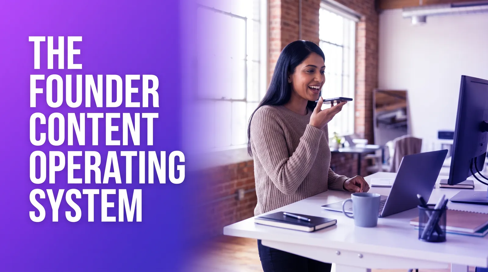 The Founder's Content Operating System (5 Minutes a Day)