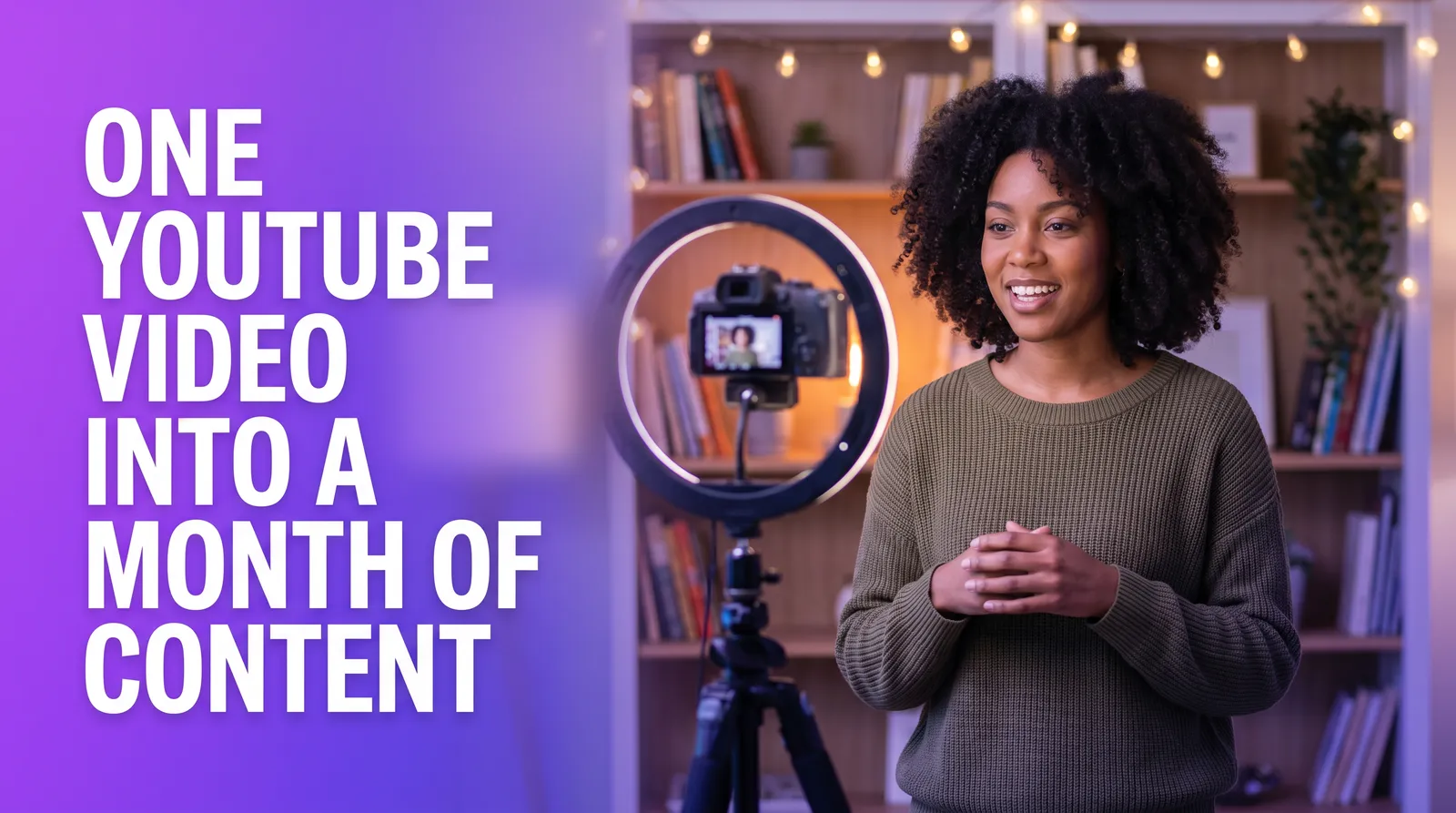 How to Turn One YouTube Video Into a Month of Content