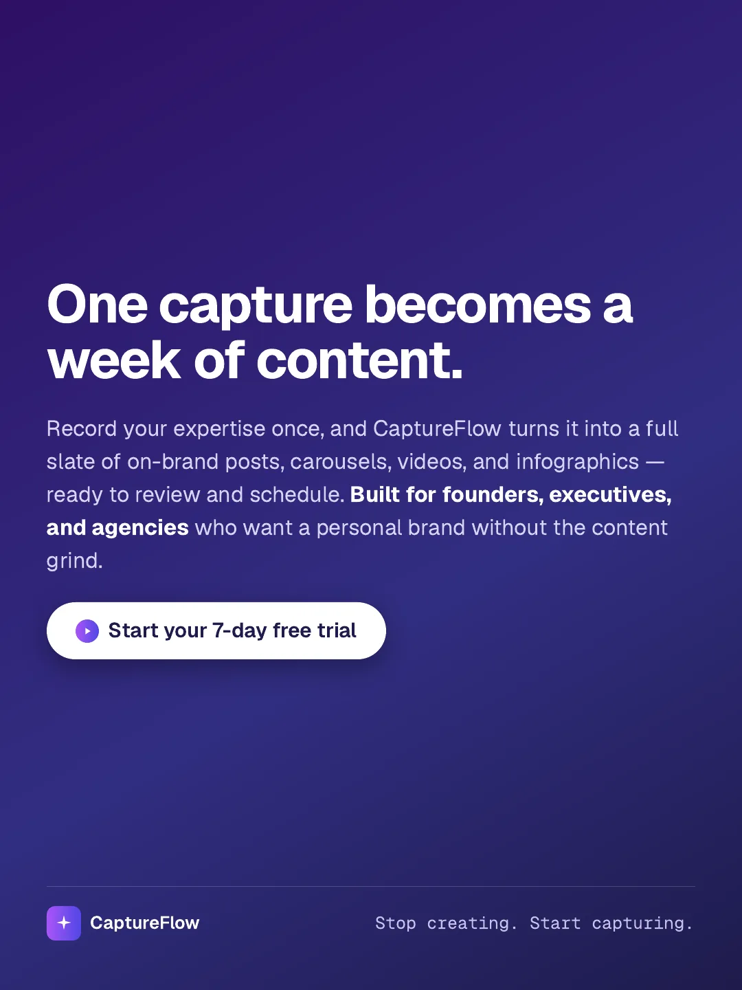 CaptureFlow carousel slide 6