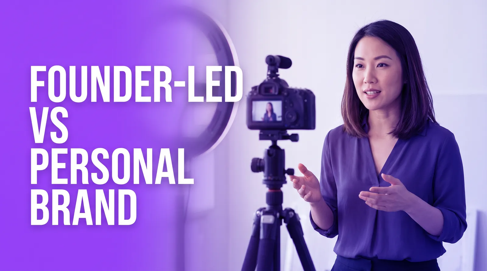 Founder-Led Marketing vs Personal Branding: The Difference