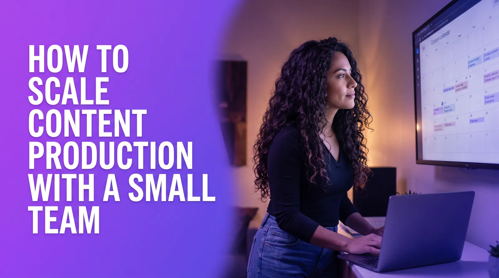 How to Scale Content Production With a Small Marketing Team