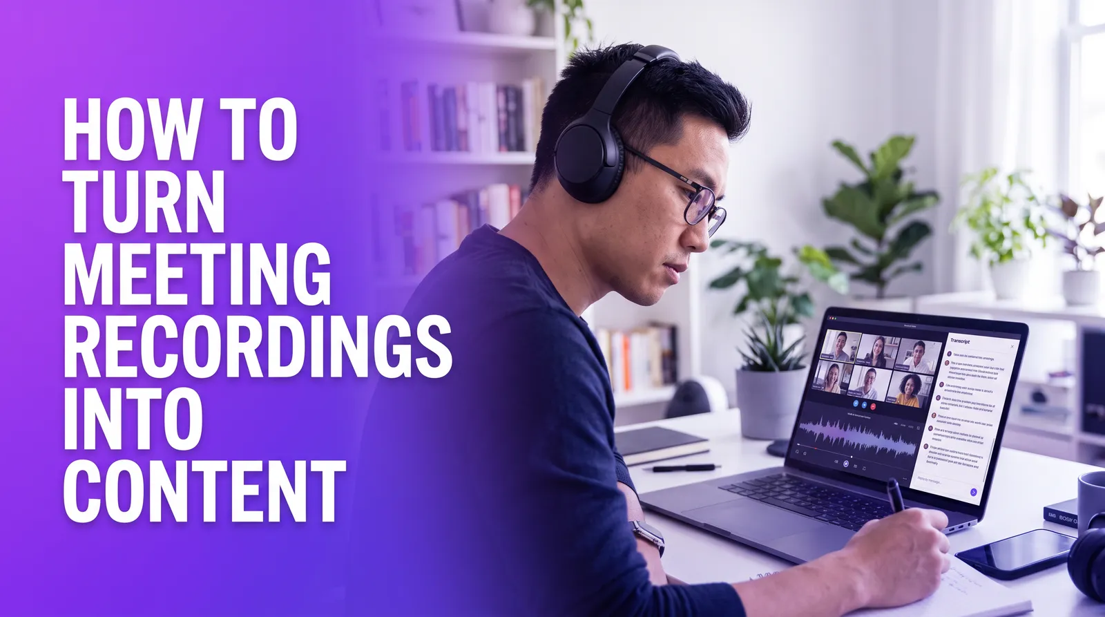 How to Turn Meeting Recordings Into Content