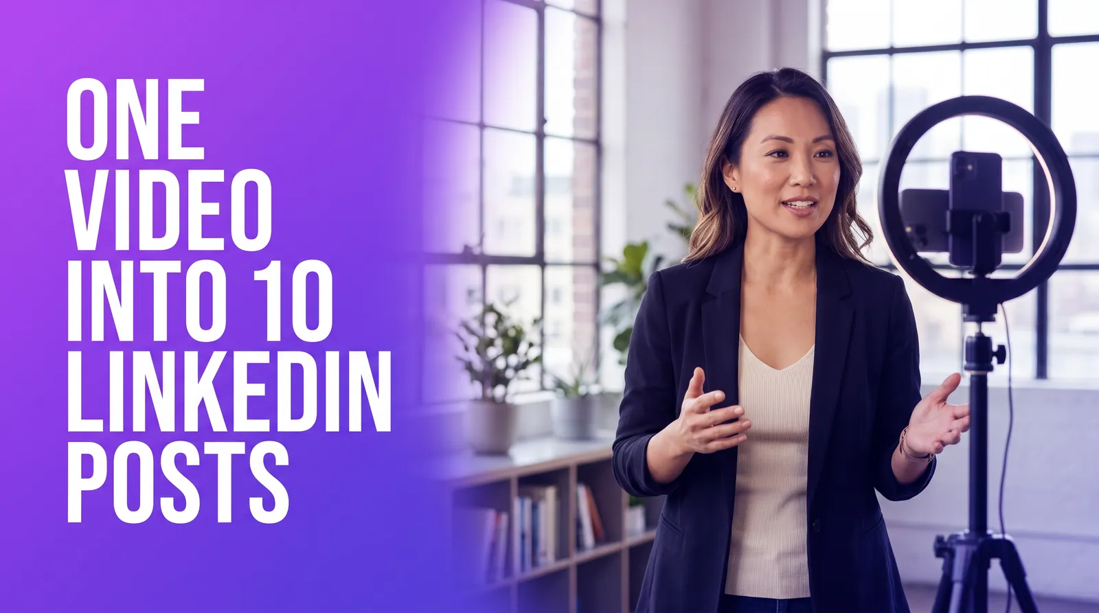 How to Turn One Video Into 10 LinkedIn Posts With AI