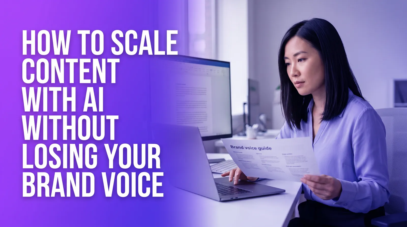 How to Scale Content With AI Without Losing Your Brand Voice